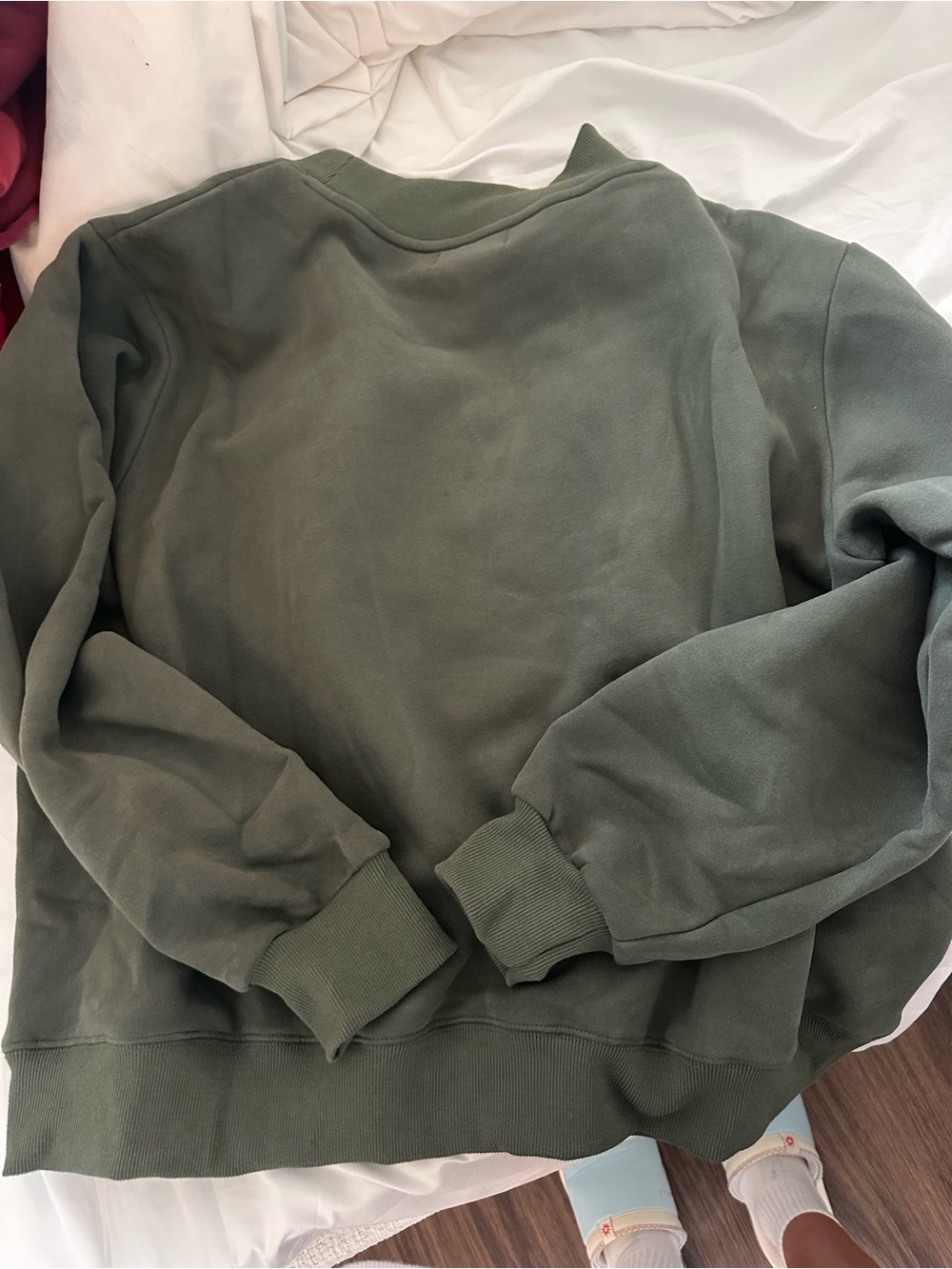 PARKE Olive Green mockneck - Picture 3 of 3